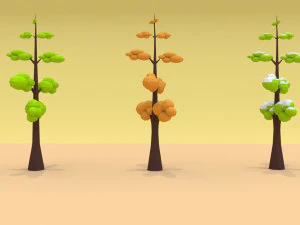 tree pack 3D Model