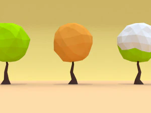 trees pack 3D Model