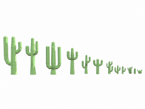 Cactus cartoon 3D Model