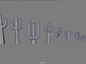 Cactus cartoon 3D Model