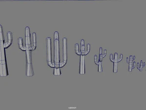 Cactus cartoon 3D Model