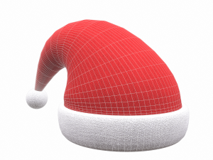 christmas santa claus hat 3D Модель