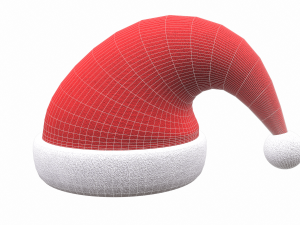 christmas santa claus hat 3D Модель