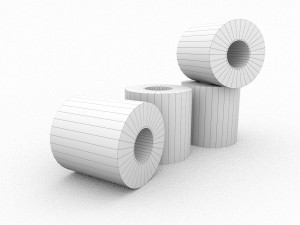 toilet paper 3D 모델