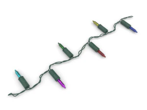 christmas lights 02 3D Model
