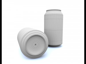 beverage can 330 ml -pbr Model 3D