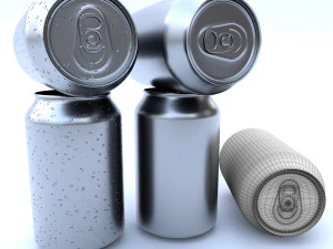 beverage can 330 ml 3D Model