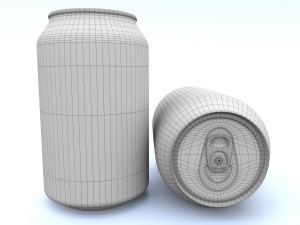 beverage can 330 ml Modelo 3D