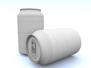beverage can 330 ml Modelo 3D