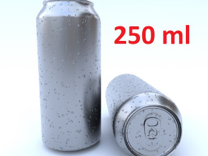 beverage can 250 ml 3D Model