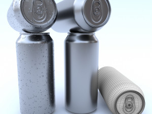 beverage can 250 ml 3D Model
