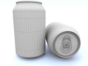 beverage can 330 ml 3D Model