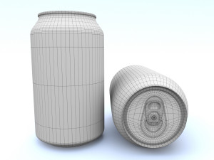 beverage can 355 ml Modèle 3D
