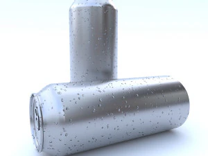 beverage can 355 long ml 3D Model