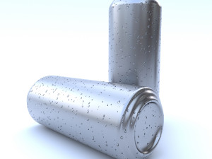 beverage can 355 long ml 3D Model
