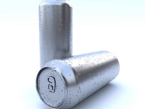 beverage can 355 long ml 3D Model