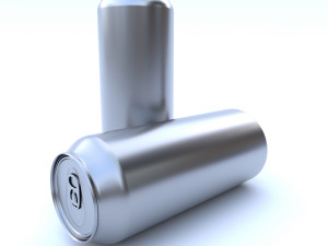 beverage can 355 long ml 3D Model