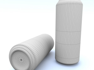beverage can 355 long ml 3D Model