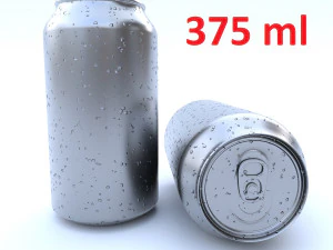 lata de bebida 375 ml Modelo 3D