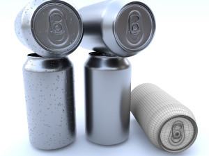 beverage can 375 ml 3D Model
