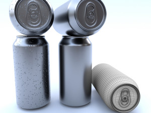 beverage can 440 ml 3Dモデル