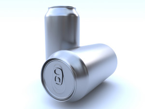 beverage can 440 ml 3Dモデル