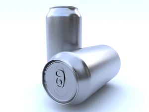 beverage can 440 ml 3D Model