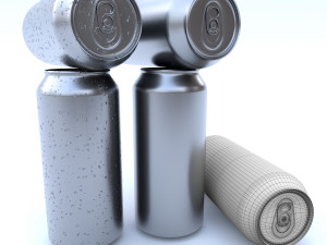 beverage can 473 ml 3D Model
