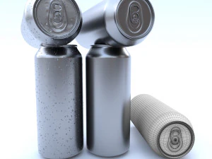 beverage can 500 ml 3D Model