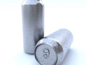 beverage can 500 ml 3D Модель
