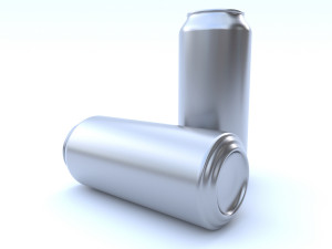 beverage can 500 ml 3D Модель