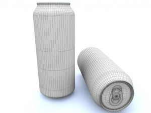 beverage can 500 ml 3D Model