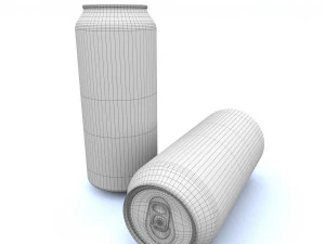 beverage can 500 ml 3D Model