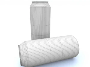 beverage can 500 ml 3D Model