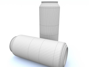 beverage can 500 ml 3D Модель