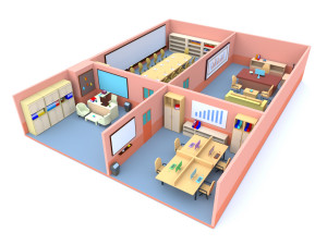 office cartoon 02 3D Model