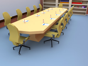 office cartoon 02 Modelo 3D