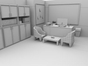 office cartoon 02 Modelo 3D