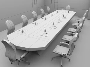 office cartoon 02 3D Model