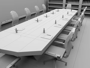 office cartoon 02 3D Model
