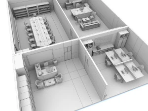 office cartoon 02 3D Model