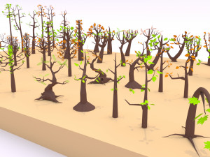 trees pack - 02 Modelo 3D