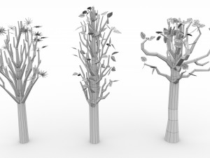 trees pack - 02 Modelo 3D