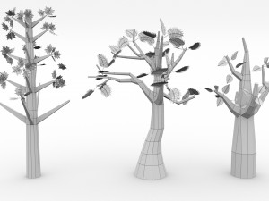 trees pack - 02 Modelo 3D