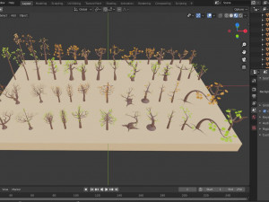trees pack - 02 Modelo 3D