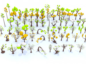 trees pack - 03 3D Model