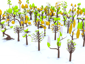 trees pack - 03 Model 3D