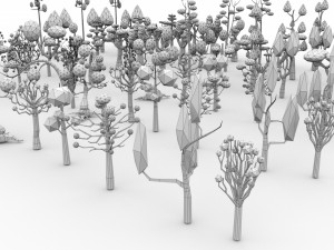 trees pack - 03 Model 3D