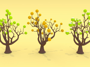 trees pack - 03 Model 3D