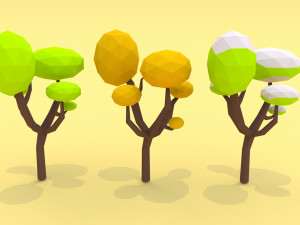 trees pack - 03 Model 3D